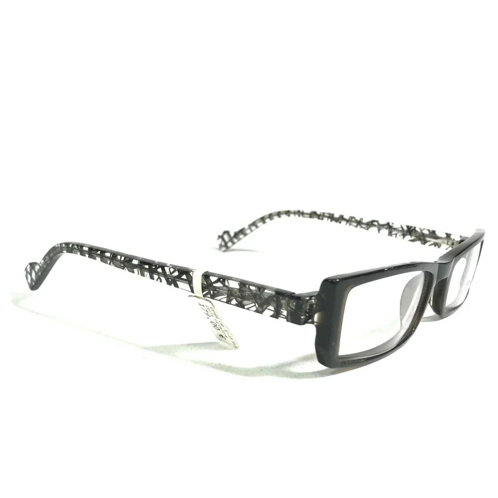 Etnia Barcelona Eyeglasses Frames KABUL col BKS Black Clear Webbed 50-18-135
